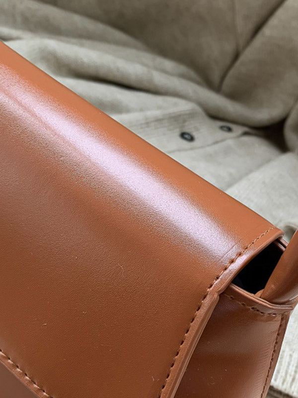 Fleur | Chique Leren Schoudertas in 4 Kleuren