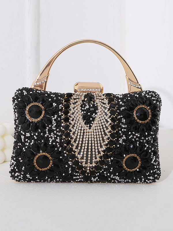 Margaux | Rhinestone Handtas met Kristallen Detail