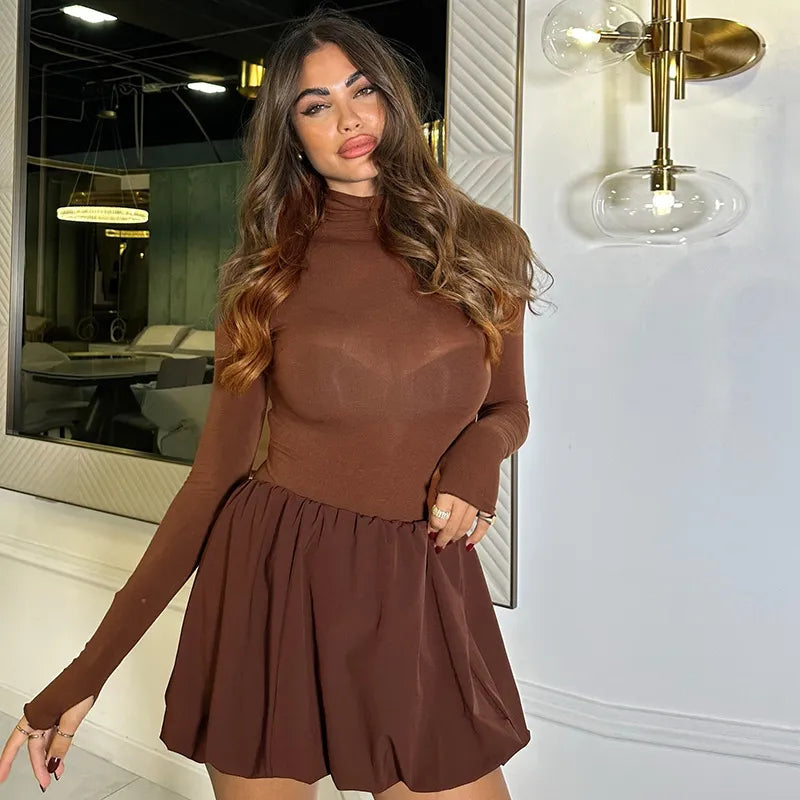 Sutton | Playsuit met Col en Wijde Broekspijpen