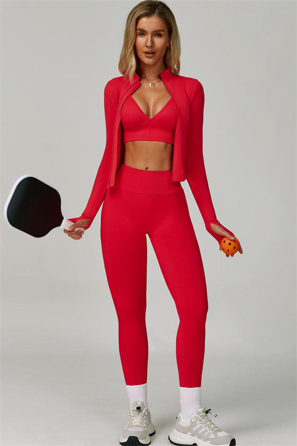 Julia | Tweedelige sportset met sportjack en legging
