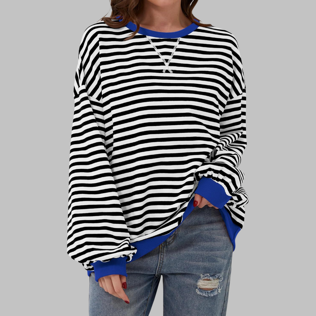 Marleen | Langsleeve Gestreepte Shirt