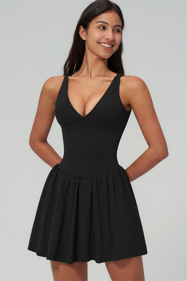 Vivienne | Tennisjurk met V-Hals