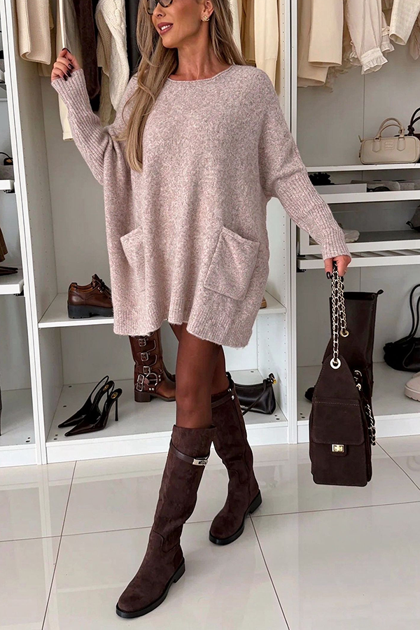 Saskia | Oversized Trui-Jurk