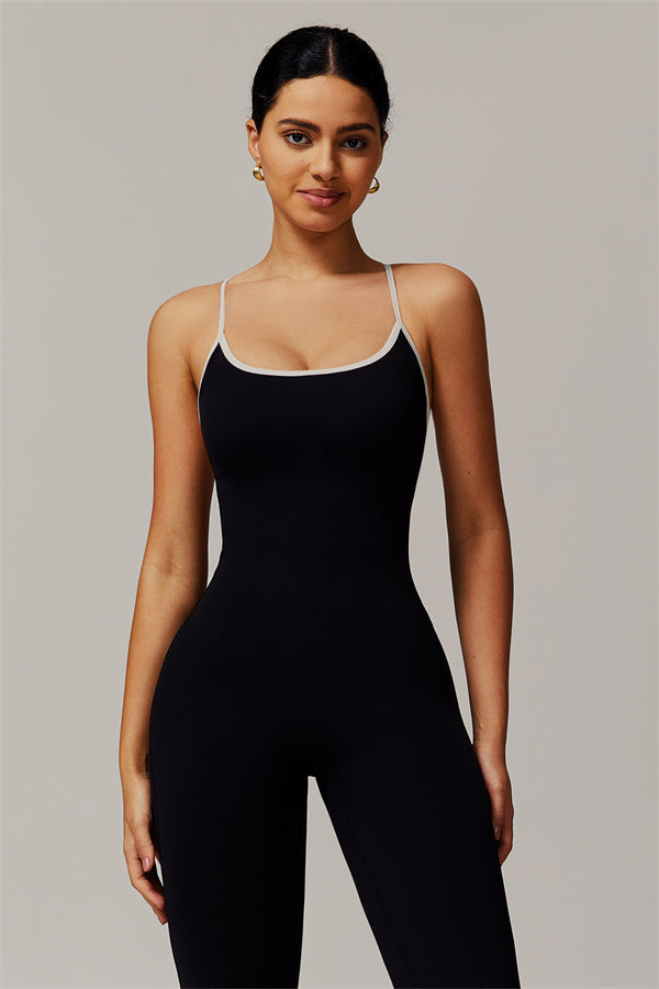Jill | Sport jumpsuit met open rug
