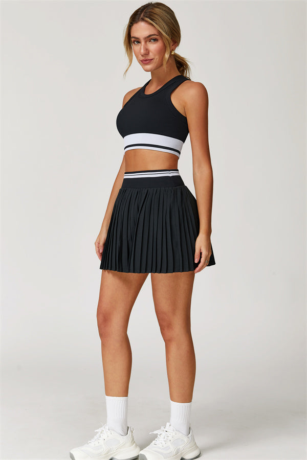 Rosalie | Sporttop met Plooirok 2-Delige Set