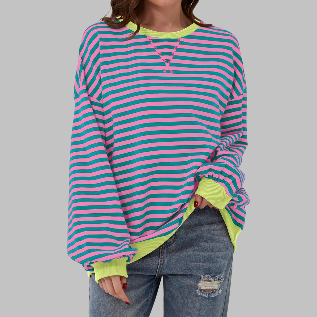 Marleen | Langsleeve Gestreepte Shirt