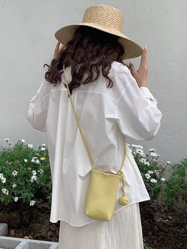 Zoë | Mini Schoudertas in Effen Kleur