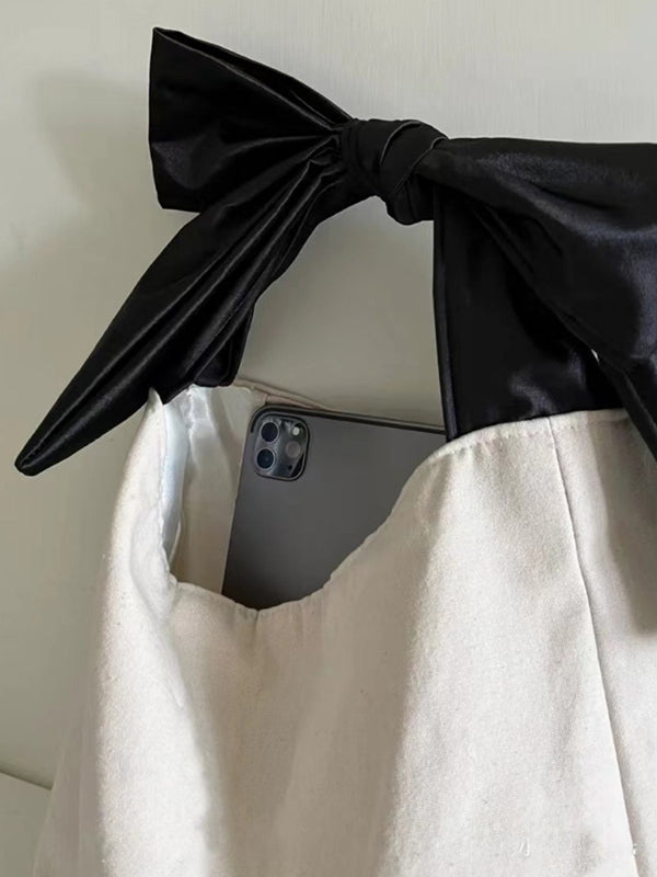 Simone | Schoudertas met Strik en Split-Joint Detail
