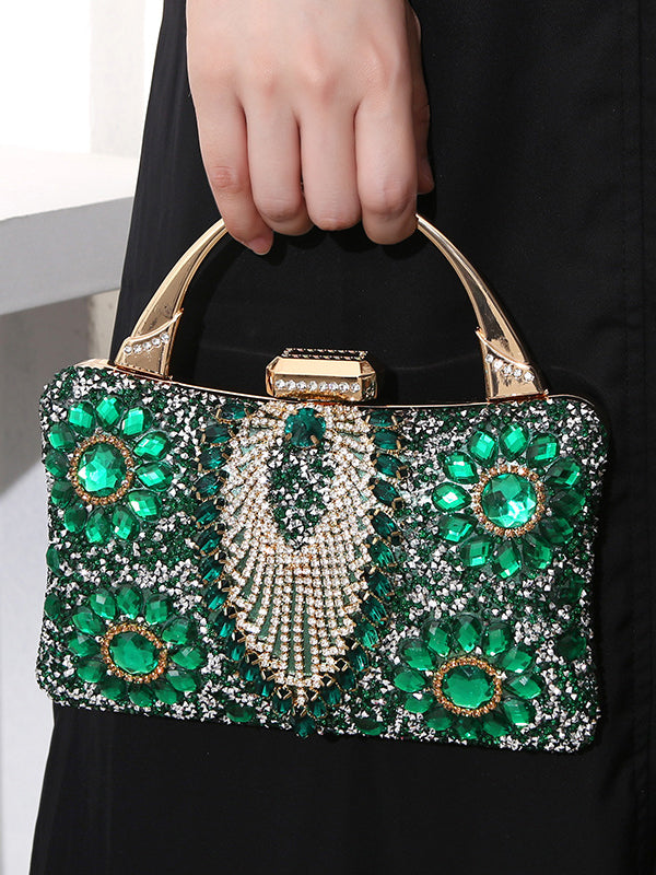 Margaux | Rhinestone Handtas met Kristallen Detail