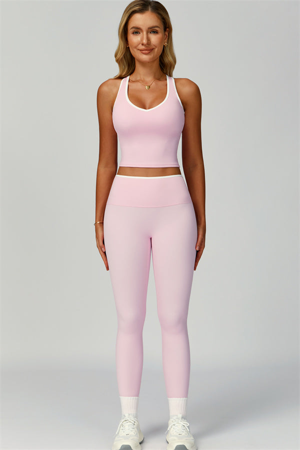 Nova | Sport tanktop met uitgesneden schterkant