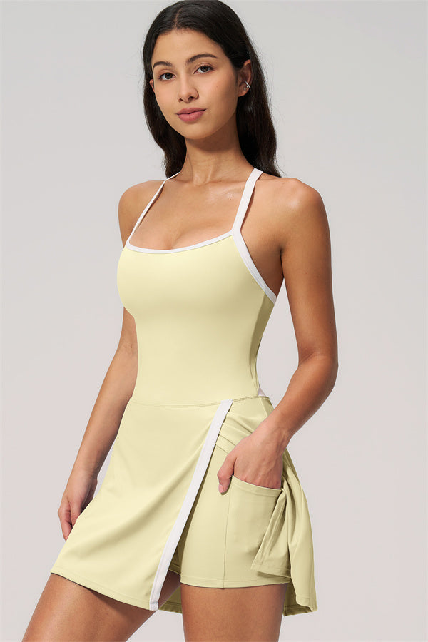 Suzanne | Tennisjurk met Open Rug
