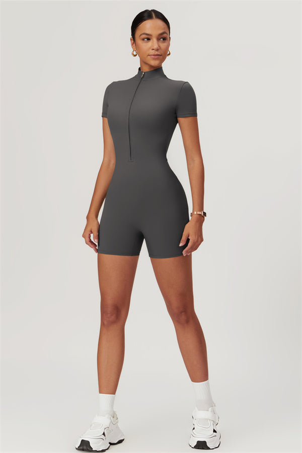 Aria | Sport playsuit met ritssluiting