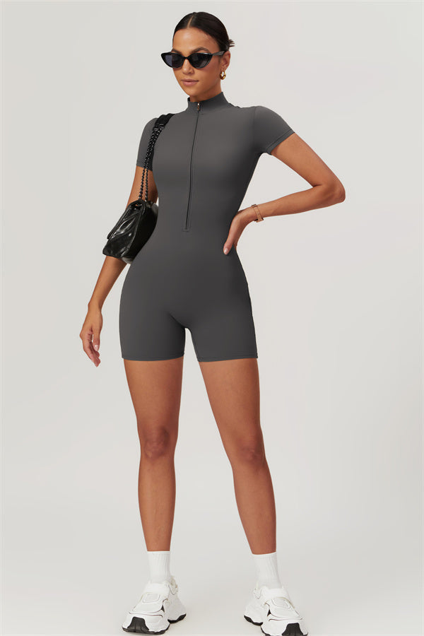 Aria | Sport playsuit met ritssluiting