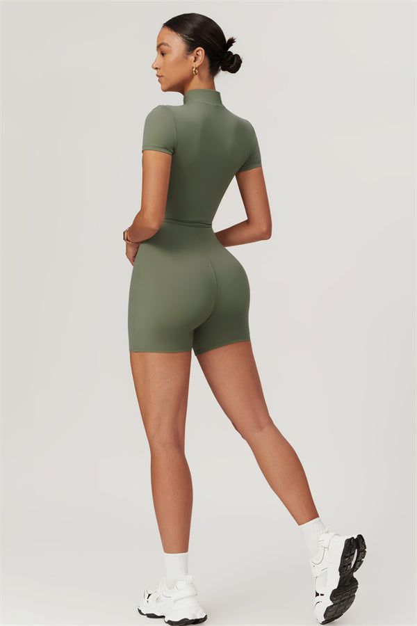 Aria | Sport playsuit met ritssluiting