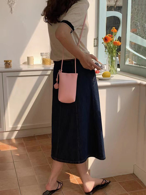 Zoë | Mini Schoudertas in Effen Kleur
