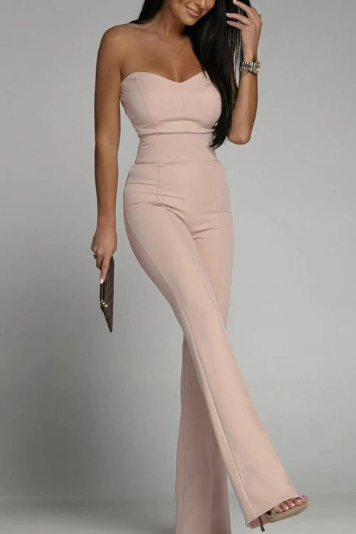 Lies | Strapless jumpsuit in minimalistische chic