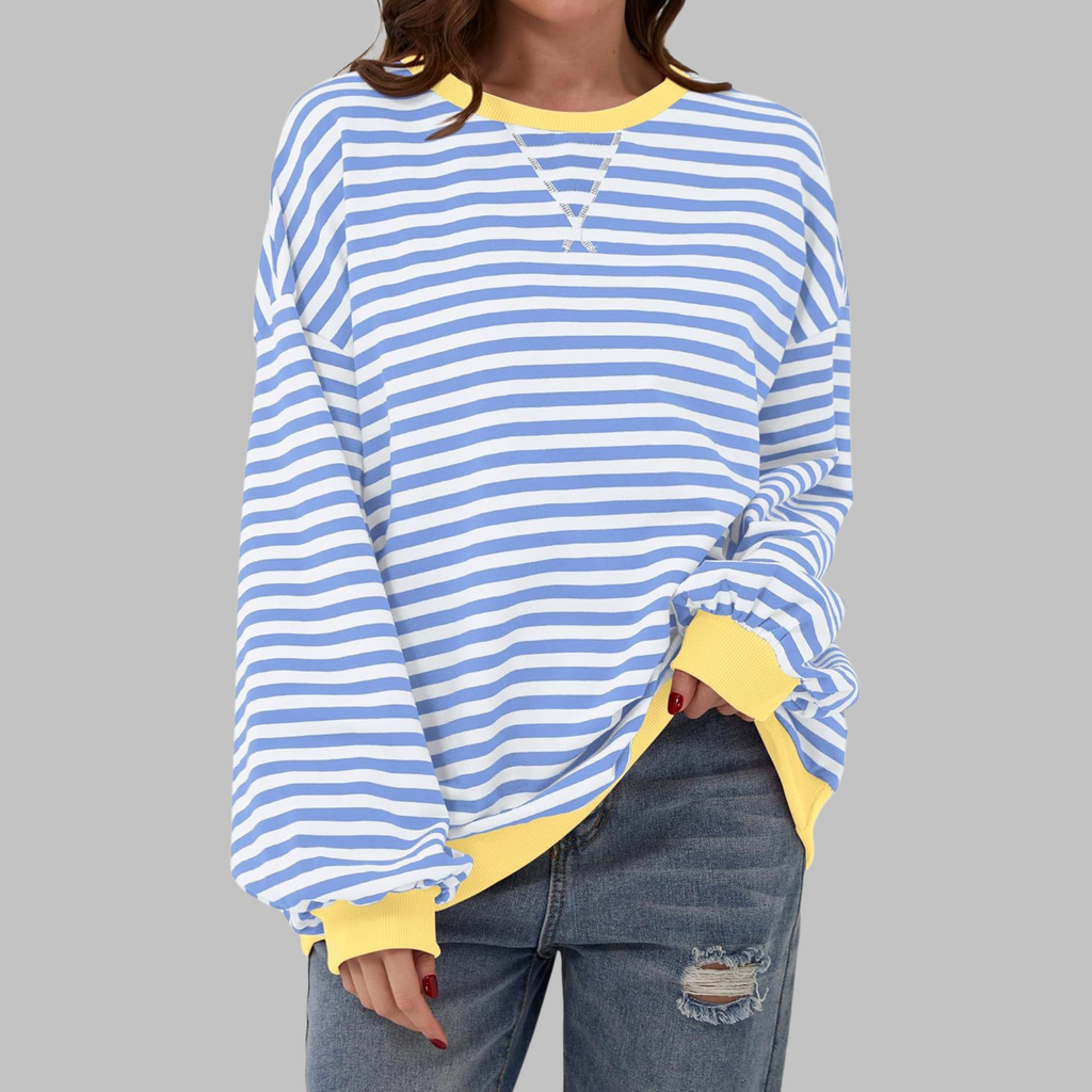 Marleen | Langsleeve Gestreepte Shirt
