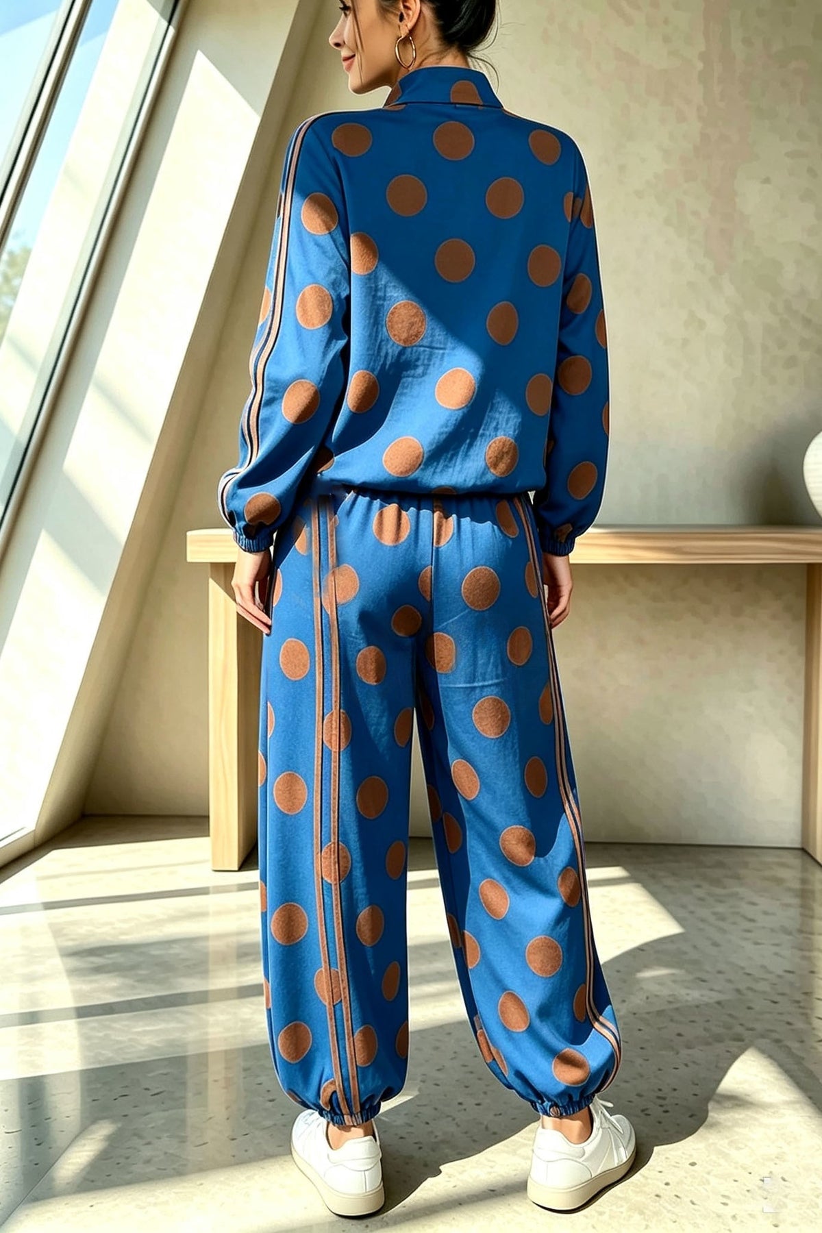 Milou | Sportief Colorblock Jack met Polkadot