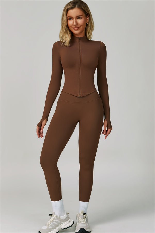 Julia | Tweedelige sportset met sportjack en legging