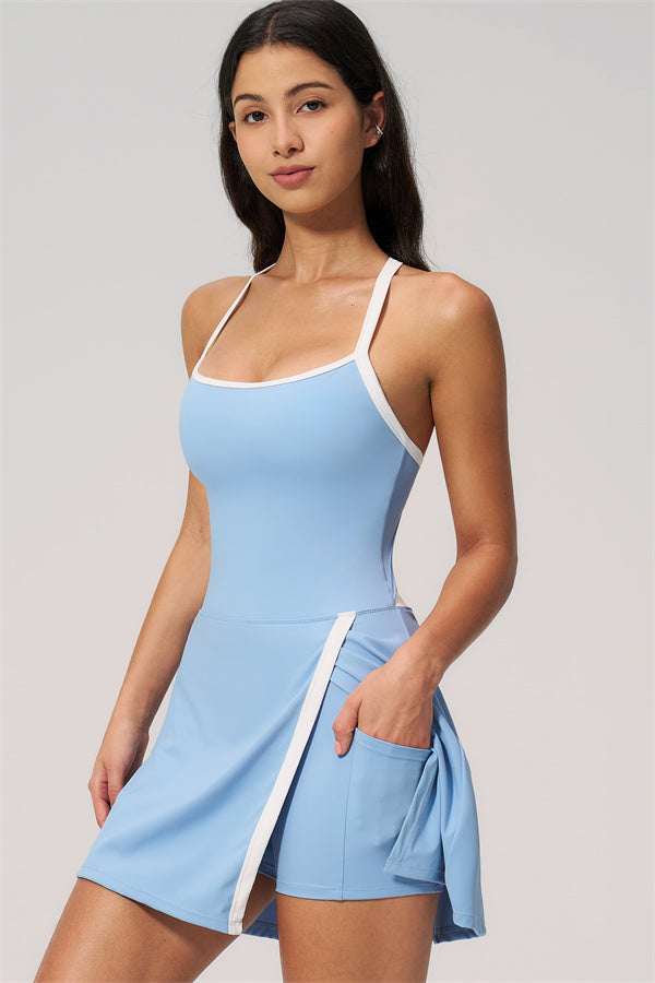 Suzanne | Tennisjurk met Open Rug