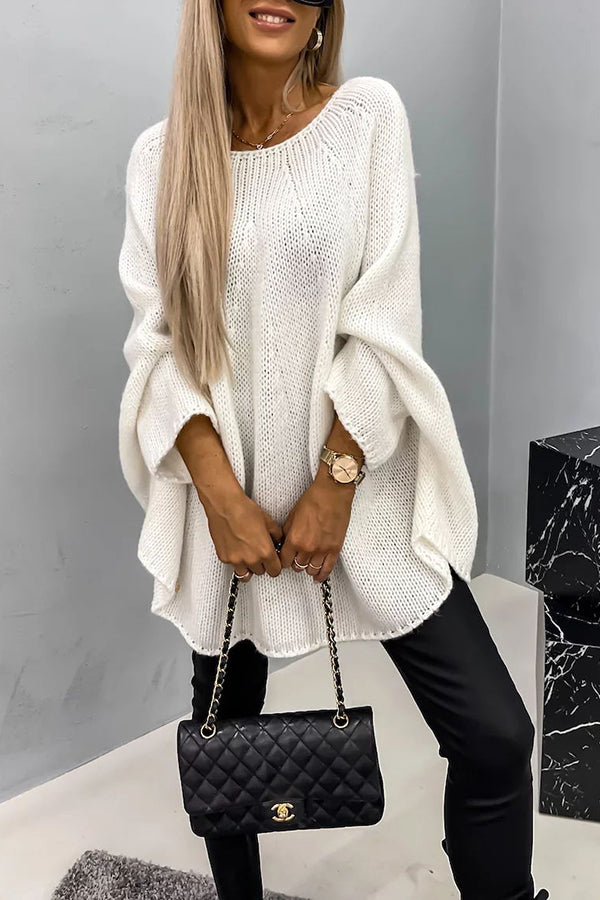 Wietske | Gebreide Poncho Trui