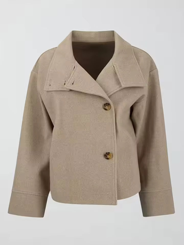 Elise | Luxe Breasted Korte Jas