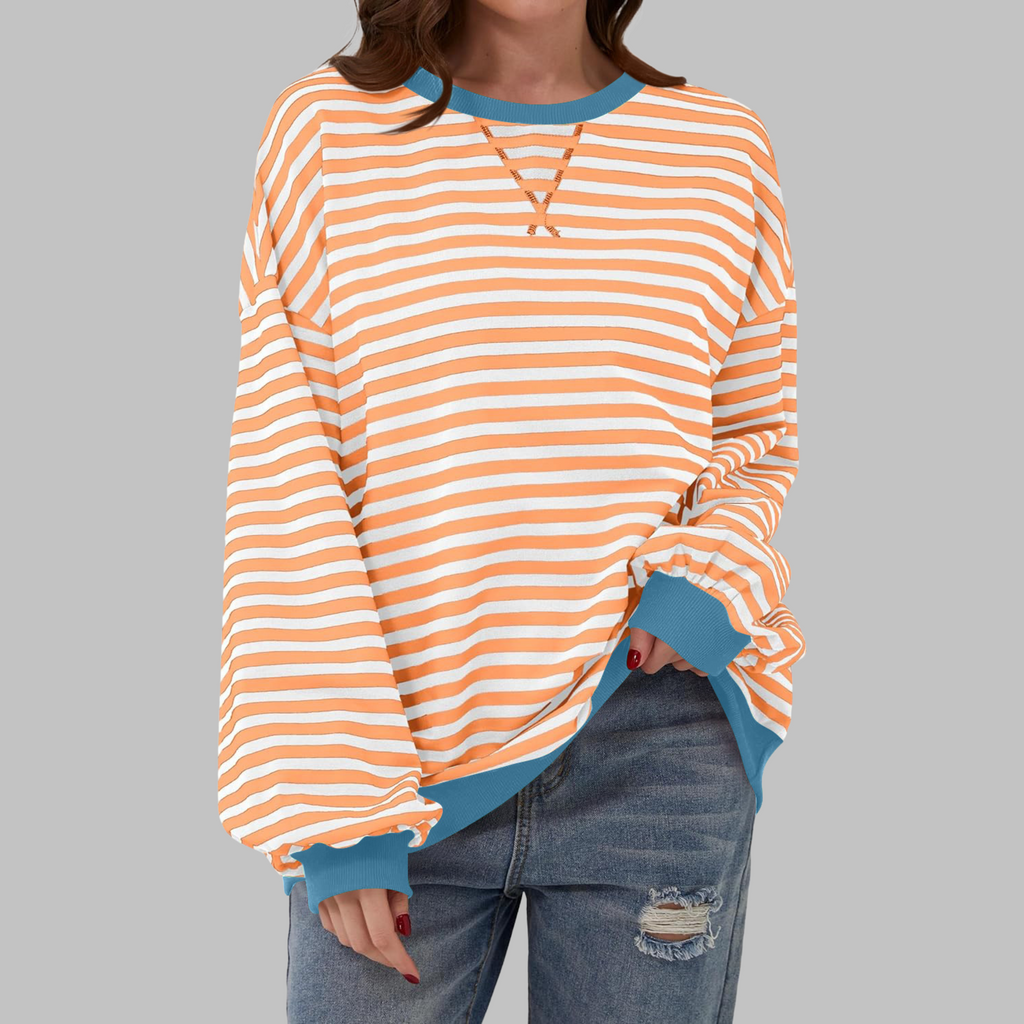 Marleen | Langsleeve Gestreepte Shirt