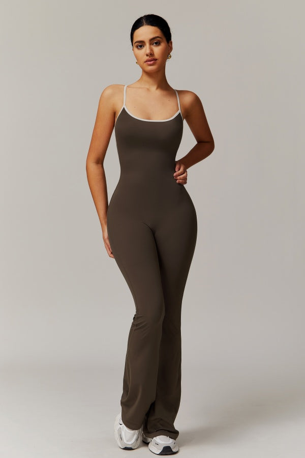 Jill | Sport jumpsuit met open rug