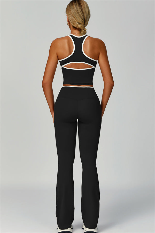 Nova | Sport tanktop met uitgesneden schterkant