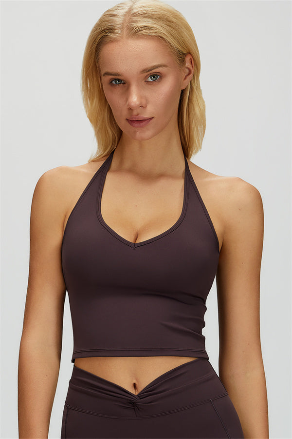 Céleste | Halter Crop Top met Rok 2-Delige Set