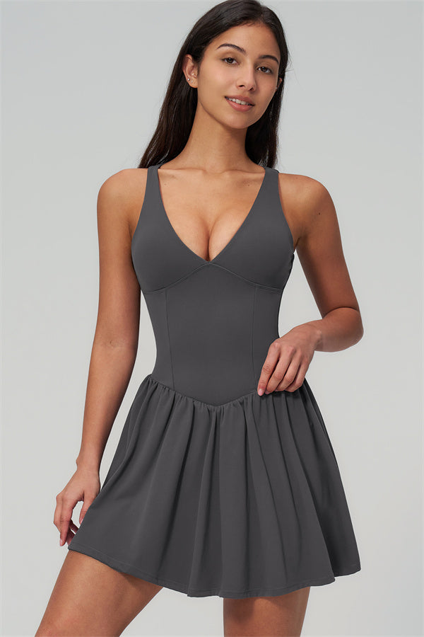 Vivienne | Tennisjurk met V-Hals