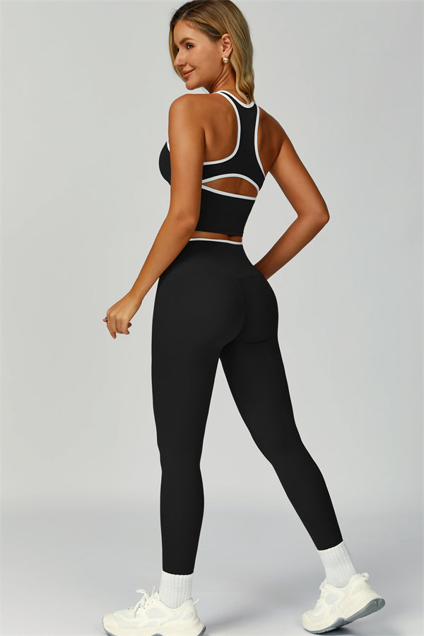 Nova | Sport tanktop met uitgesneden schterkant