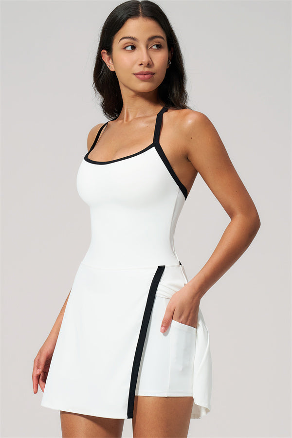 Suzanne | Tennisjurk met Open Rug
