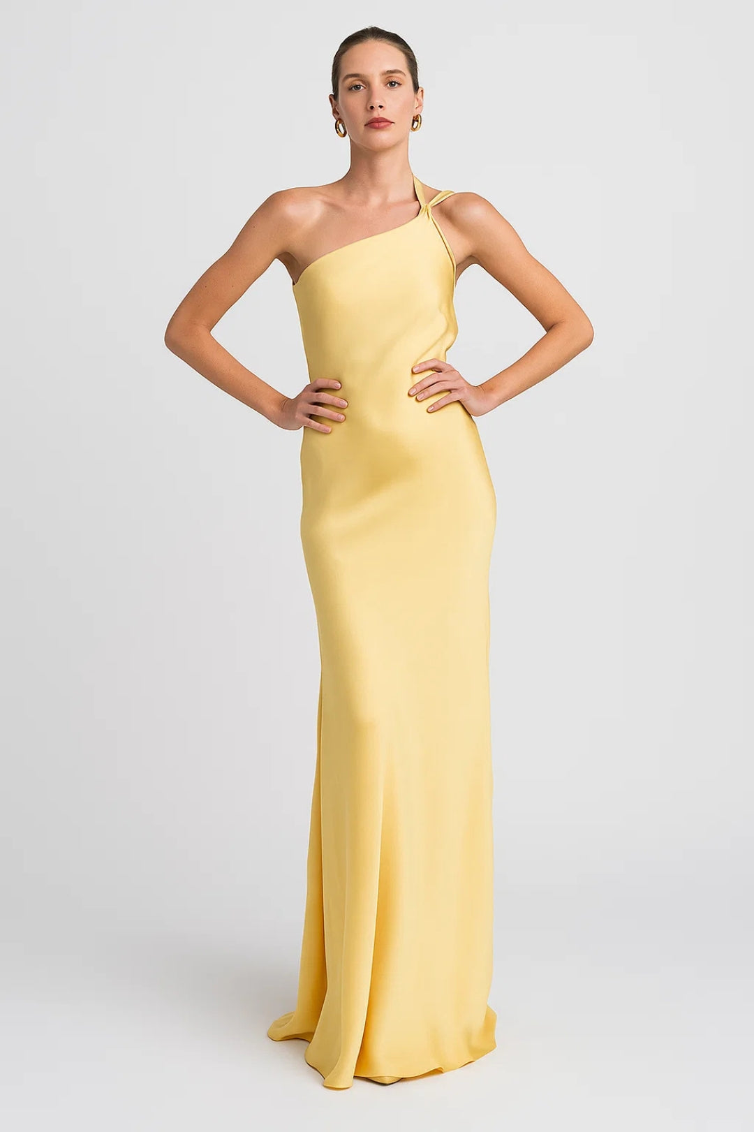 Seraphine | One-Shoulder Maxi-Jurk met Split