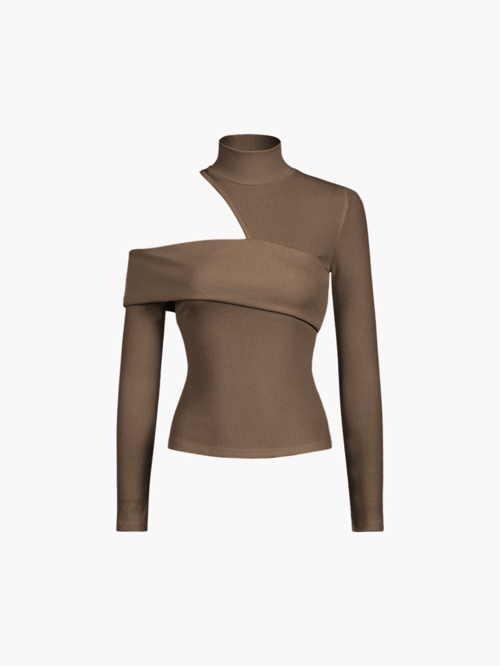Fenna | Geribd topje met cut-out detail