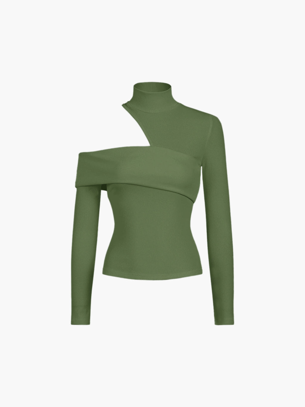 Fenna | Geribd topje met cut-out detail