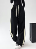 Robin | Wide leg sweatpants met drawstring