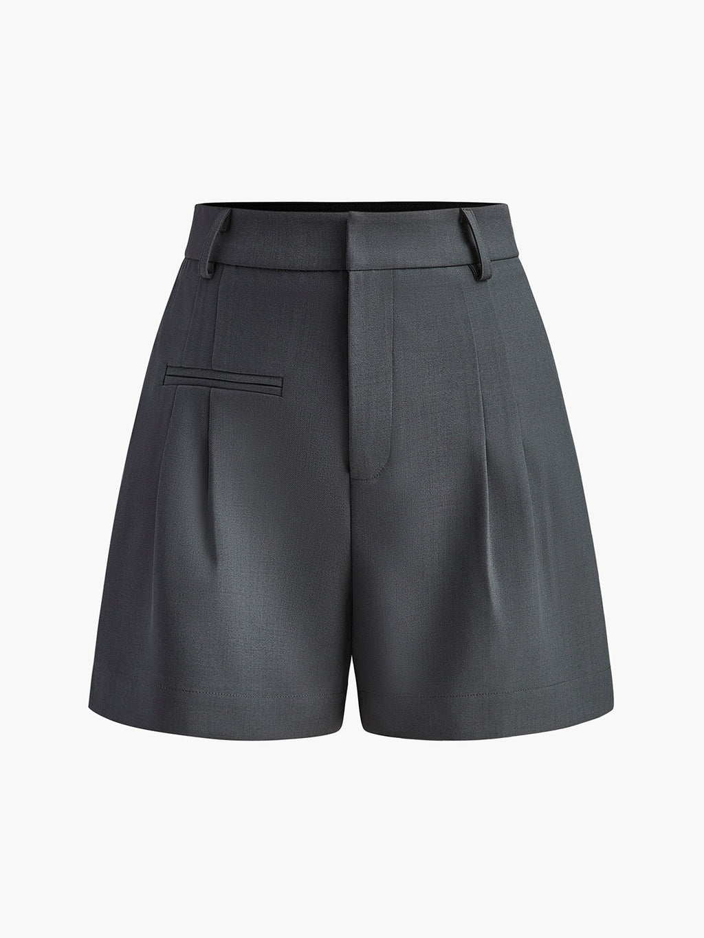 Marieke | High-waist short met plooidetails