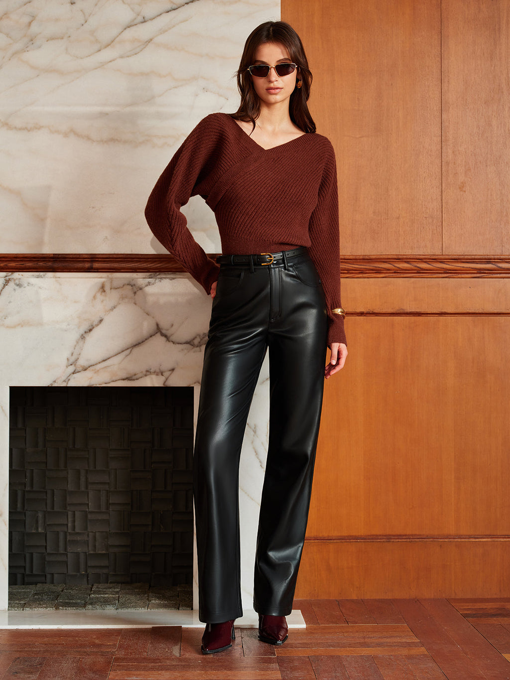 Belle Couture | Asymmetrische criss-cross trui