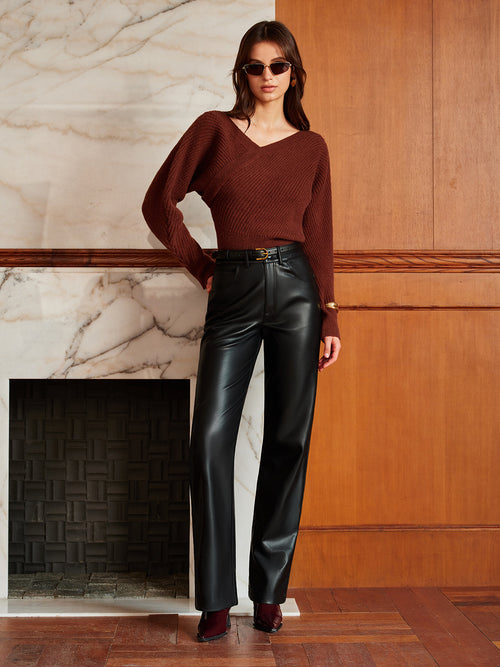 Belle Couture | Asymmetrische criss-cross trui