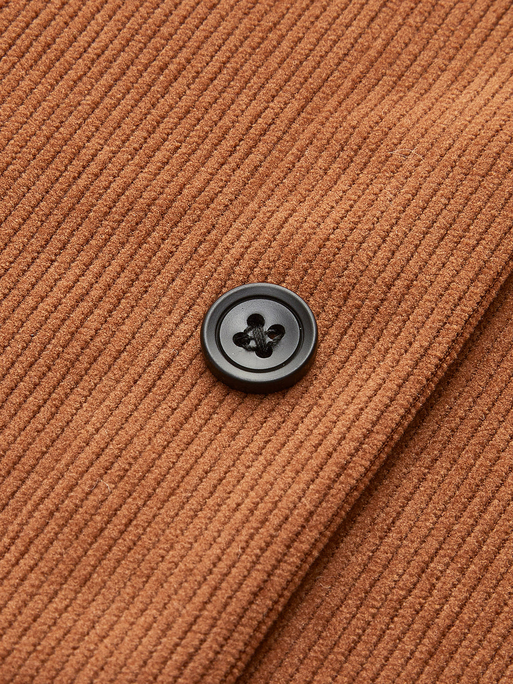 Lina | Uitlopende dames corduroy rok met knoopsluiting