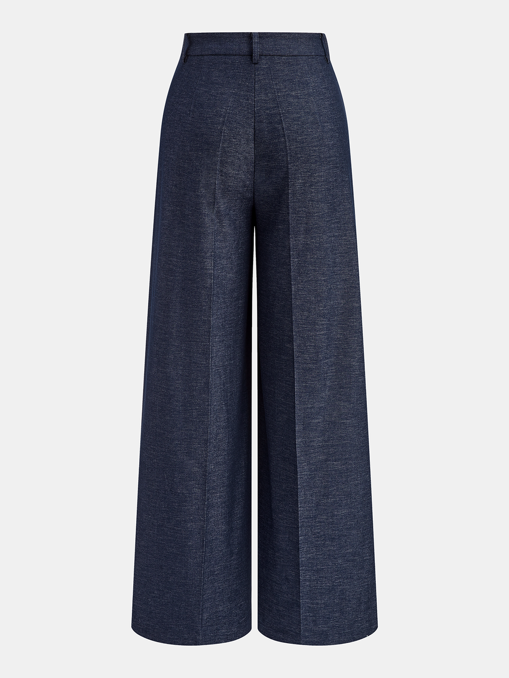Isis | Pantalon met overslagdetail en wijde pijpen