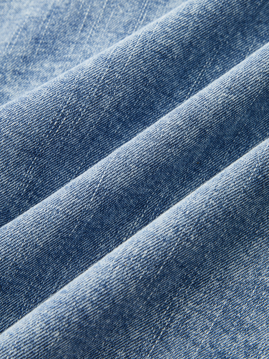Teddy | Denim shirt met strikdetail