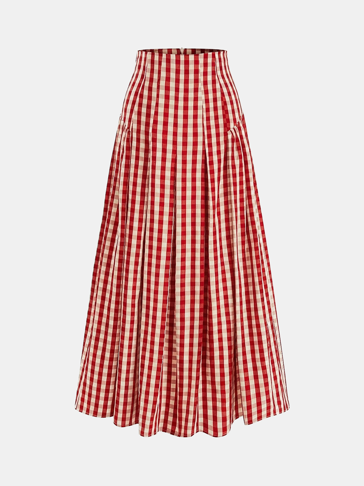 Florien | Geruite maxi rok