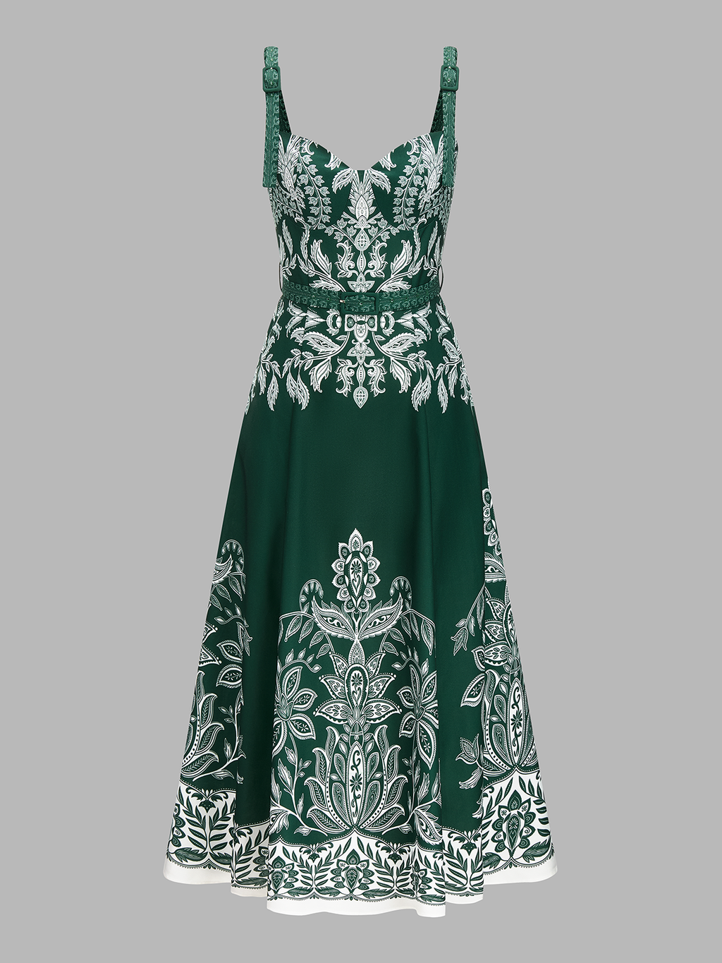 Micky | Baroque Maxi jurk met sierprint