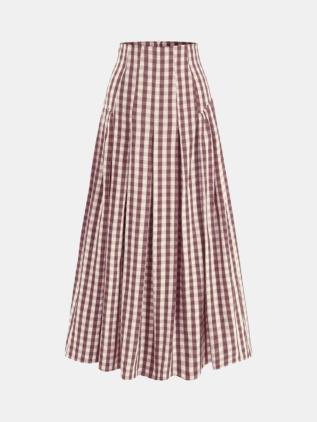Florien | Geruite maxi rok