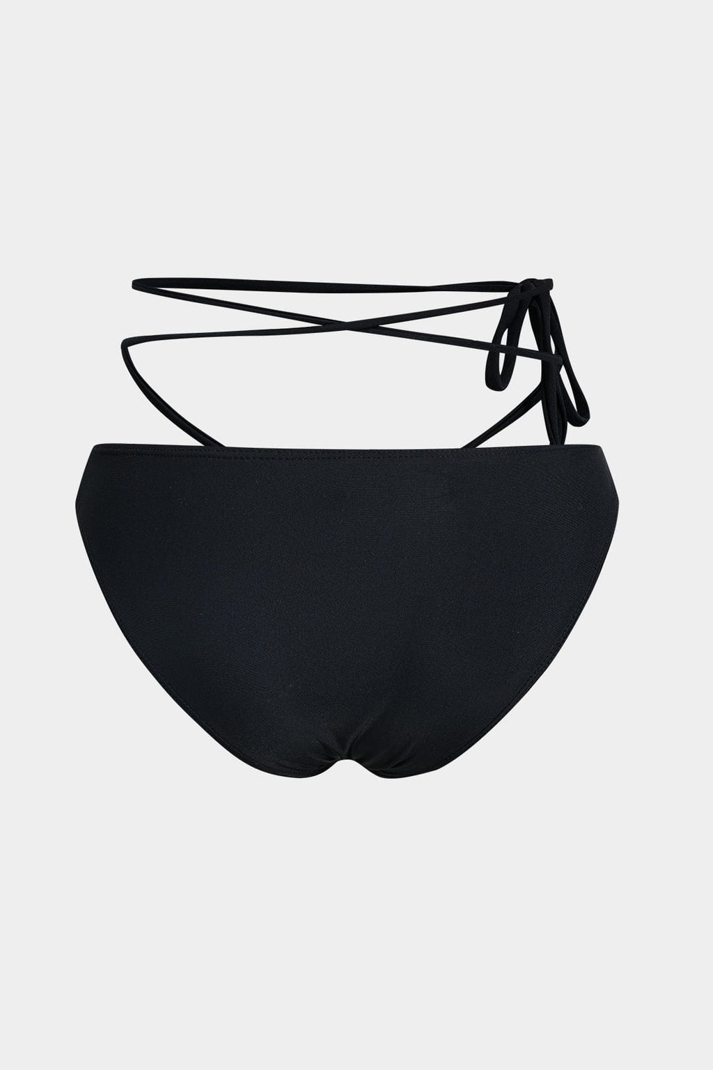 Meredith | Drie-delig Bikini-set met Wikkelband-Design, Pareldetails en Transparante Pareo