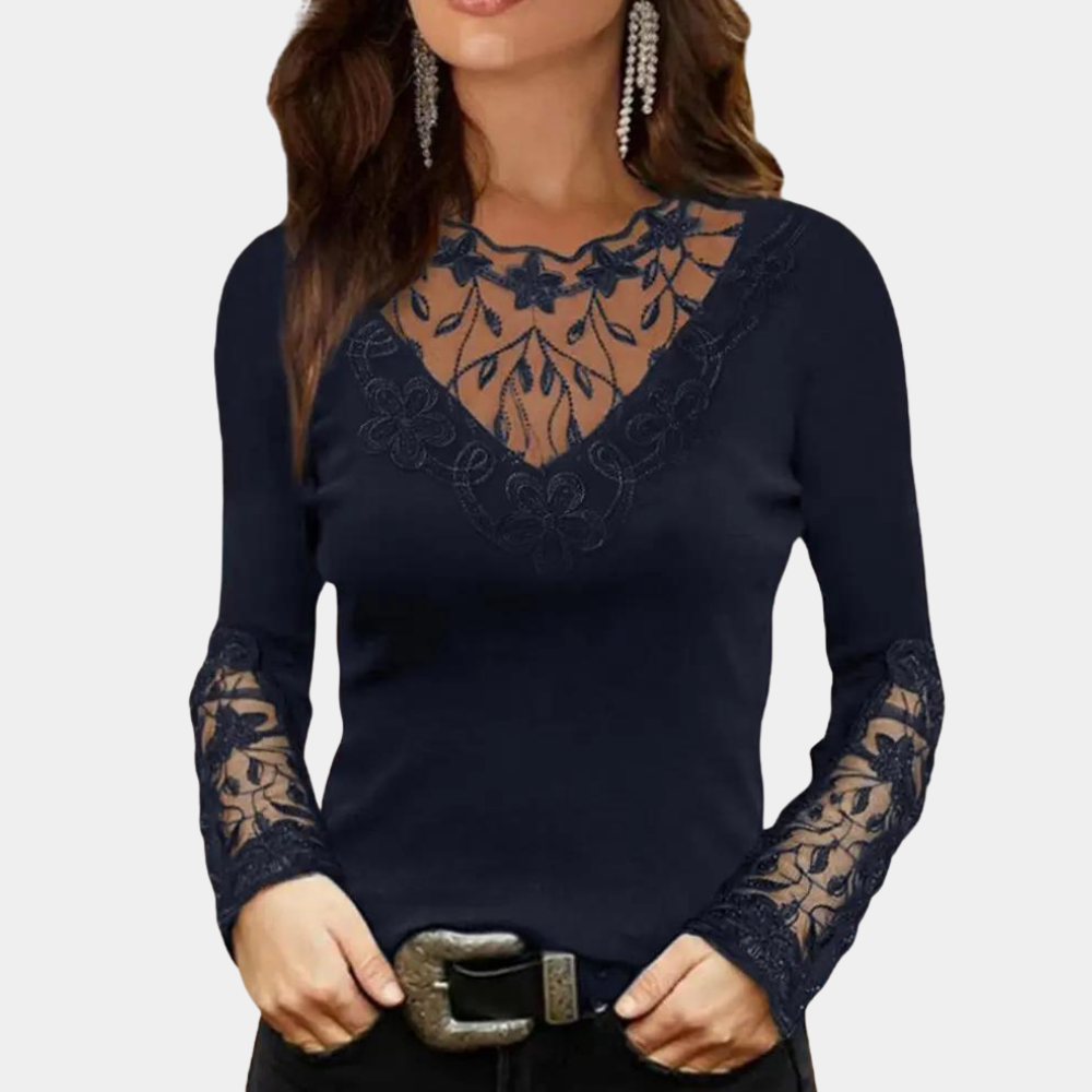 Amber | Elegante Top met Kant