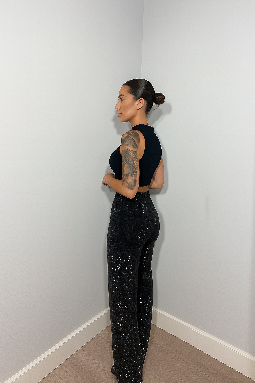 Stardust | Glitter Wide-Leg Jeans