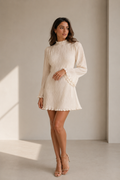 Ella | Geplooide mini jurk